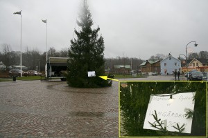 Julmarknaden blåste och regnade bort... Julmarknaden blåste och regnade bort...