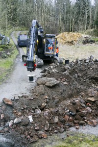 Nedgrävning av kabel Nedgrävning av kabel