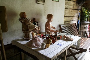 En utställning av leksaker från 30-talet visades.