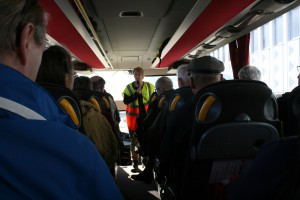 Karin Hammarlund från Ramböll höll i utflykten.