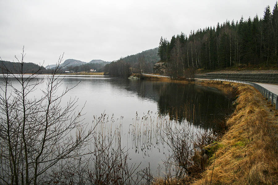 Kolbengtserödssjön med obruten horisontlinje...