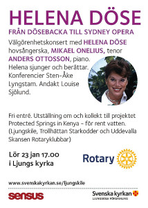 Välgörenhetskonsert 23januari