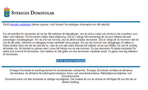 Fejkat från domstolarna